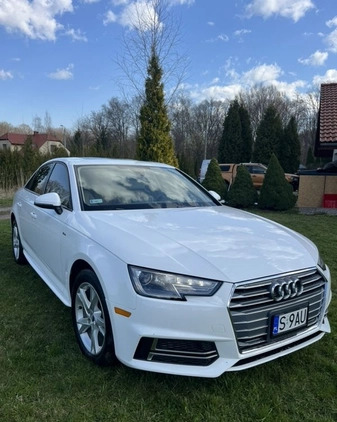Audi A4 cena 83900 przebieg: 17800, rok produkcji 2018 z Biała małe 254